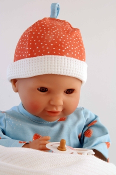 Schildkröt Schnullerbaby Lenchen 37 cm, braune Augen -